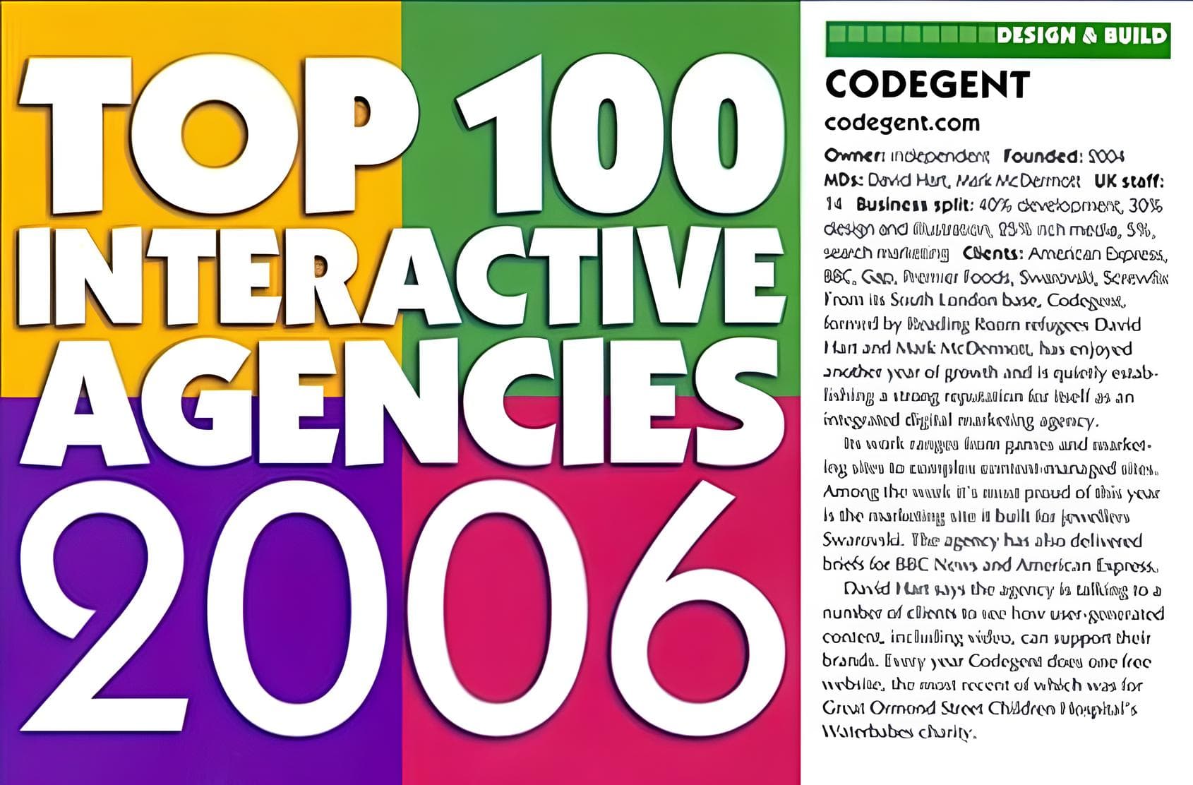 A breakthrough moment for our digital agency in 2006