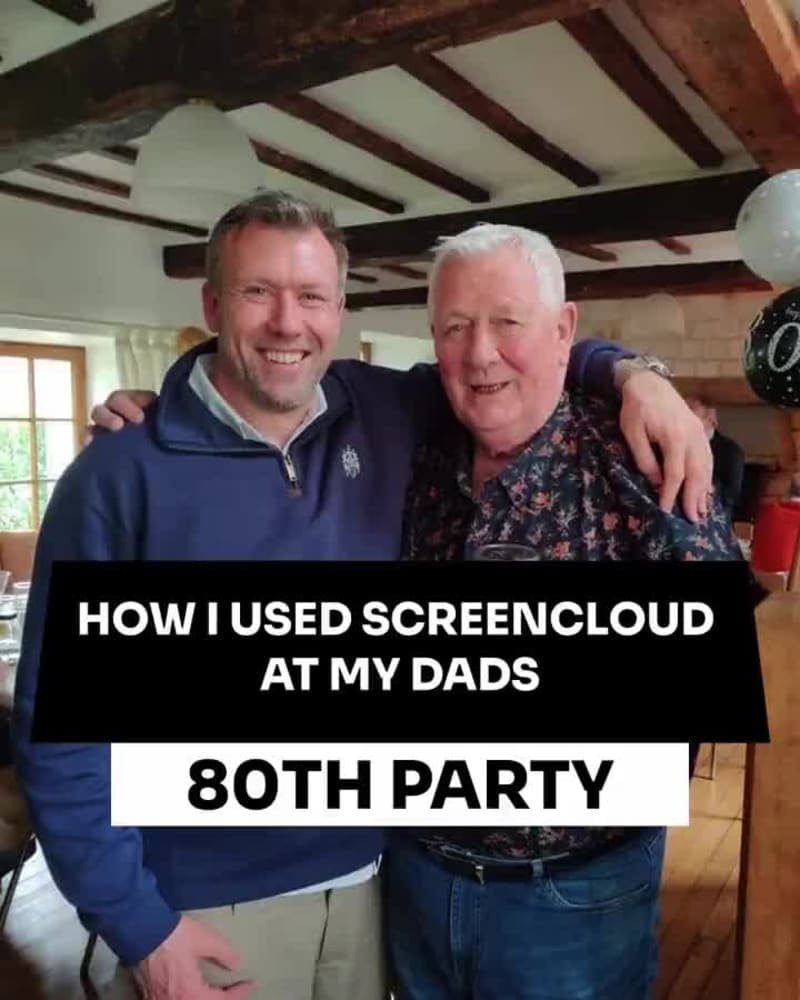 Reflections on ScreenCloud at a Family Event