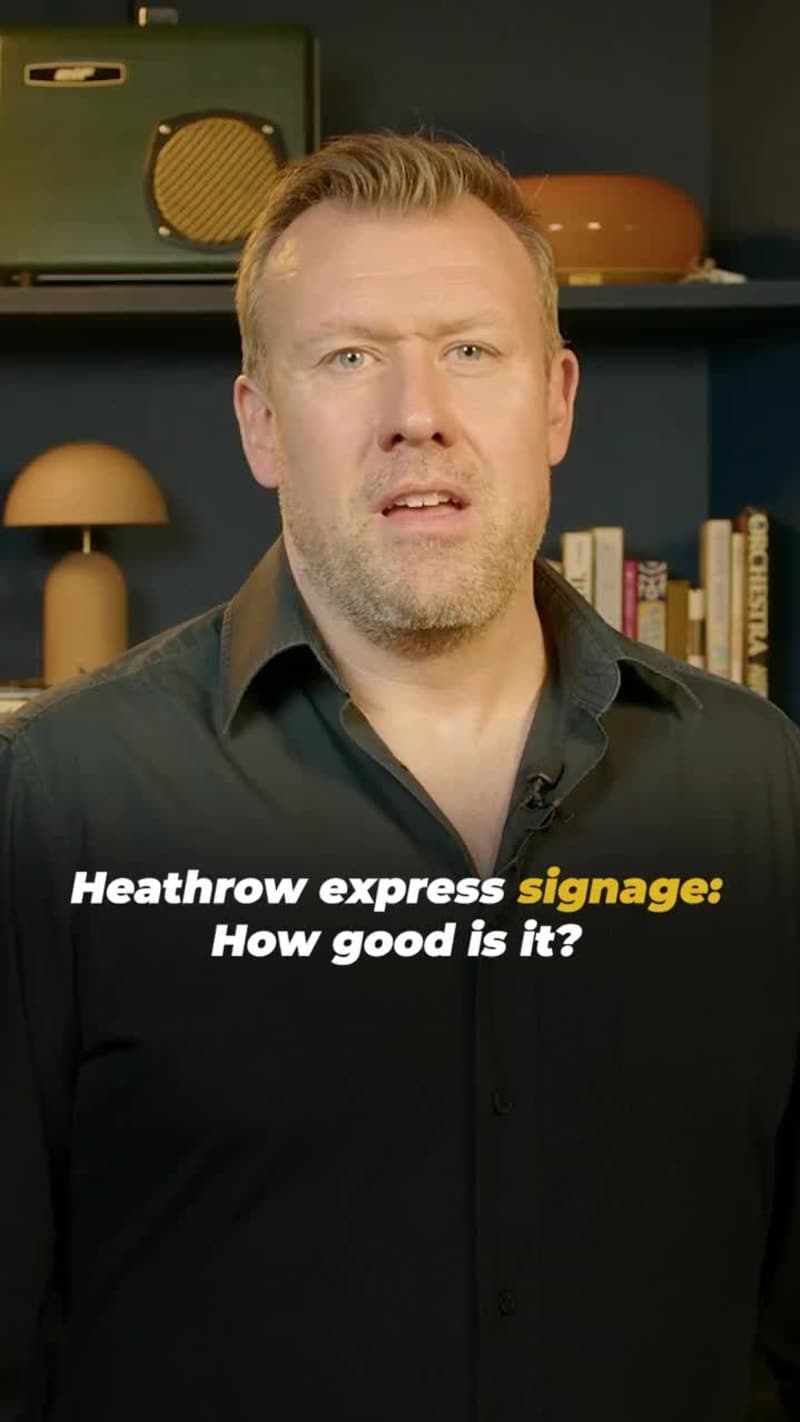 Review of Heathrow Express Onboard Information Screens