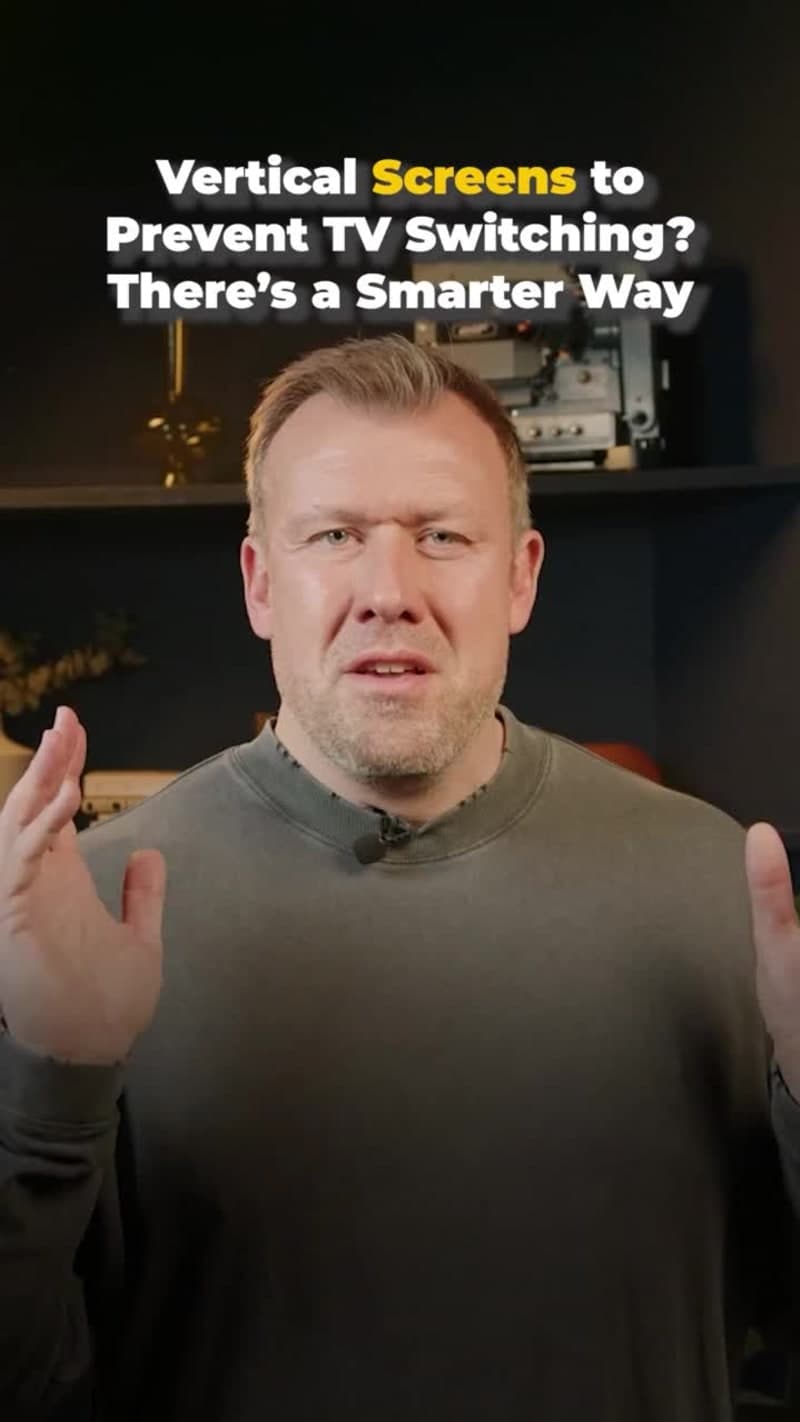 Creative Use of Vertical Screens in the Workplace