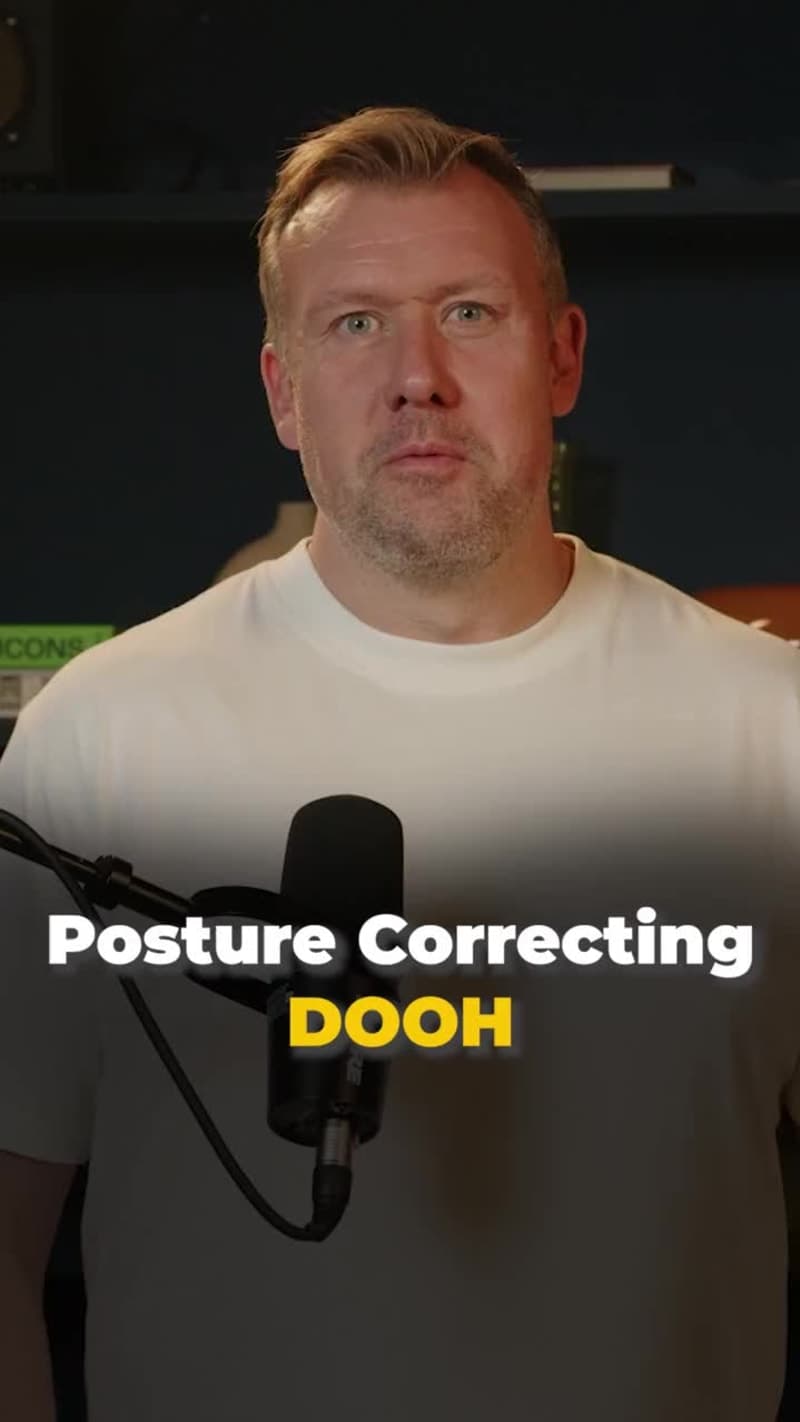 Innovative Use of Digital Signage for Posture Correction